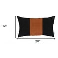 thumbnail image 3 of Set of 4 Brown and Black Printed Pillow Covers, 3 of 3
