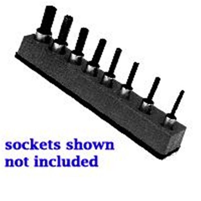 3/8 Inch Drive Universal Magnetic Black Socket Holder 10-19mm