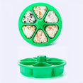 thumbnail image 4 of 6 Holes Sushi Mould Onigiri Rice Ball Food Press Triangular Sushi Maker Mould, 4 of 5