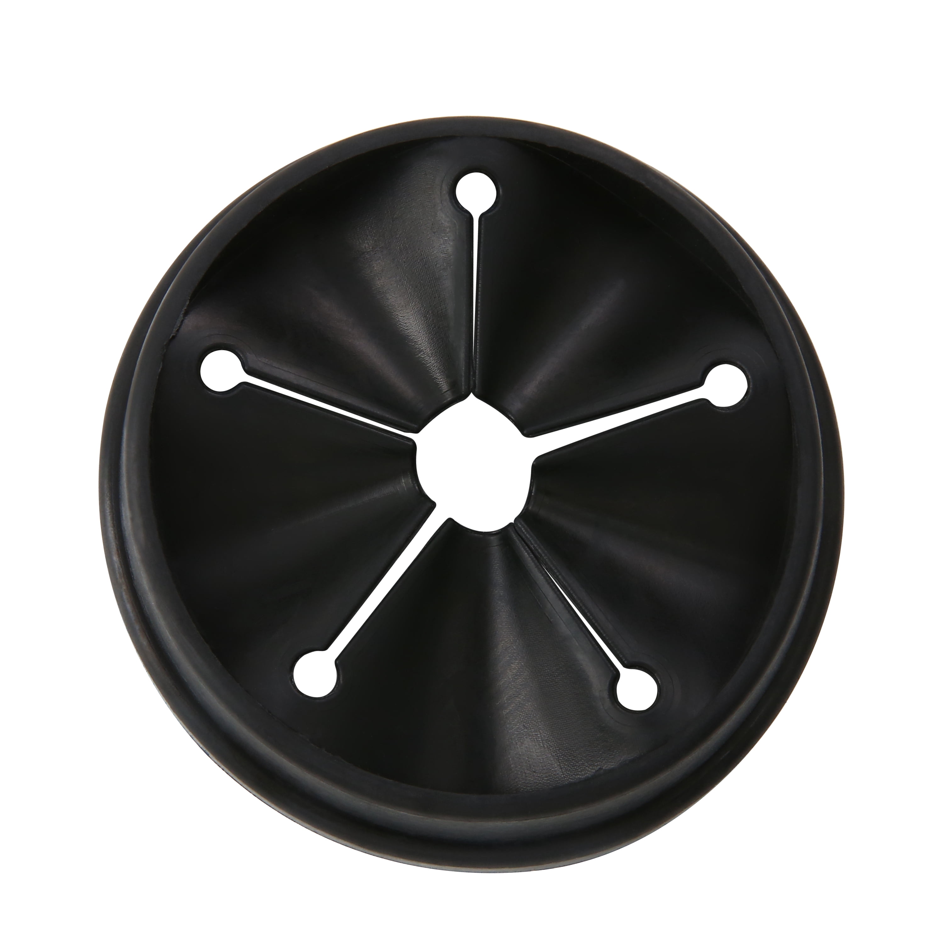Mainstays Black Rubber Universal Sink Splash Guard for Garbage Disposals