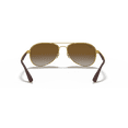 thumbnail image 4 of Ray-Ban RB3549 Aviator Sunglasses, Polished Arista Gold with Brown Lenses, 4 of 7