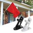 thumbnail image 3 of Flag Pole Holder Two Positions Flag Pole Mounting Bracket 1 Inch Inner Diameter Aluminum Alloy Flag Holder with Hardware, 3 of 7