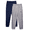 Concrete/Dark Navy, variant on Russell Athletic Boy's Pull-On Tricot Jogger Pants, 2-Pack, Sizes 2T-5T