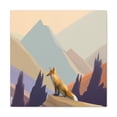 thumbnail image 2 of Fox in Moonlight Glow - Canvas, 2 of 25