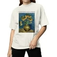 thumbnail image 2 of Vincent Van Gogh Crown Imperial Flowers Women's T-shirt, 2 of 3