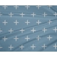 thumbnail image 4 of oneOone Polyester Lycra Fabric Plus Sign Kasuri Print Sewing Fabric BTY 56 Inch Wide, 4 of 4