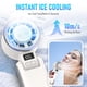 thumbnail image 2 of Ventilador portátil recargable PlayHot de mano con 12 horas de enfriamiento, 2 of 7