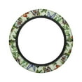 thumbnail image 7 of ZUXONGSY Butterfly Golf Cart Steering Wheel Cover Green Leaf Auto Wheel Cover Universal Automotive Steering Wheel Cover Fashion Club Car Steering Wheel Cover Gifts for Golfer Womens, 7 of 7
