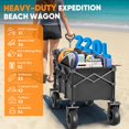 thumbnail image 4 of Carro de playa VARRONOBE 96 x 51 x 36 cm, 220 L, 181 kg, resistente, 4 of 7