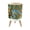 Color 1, variant on Small Trash Can with Lid Vibrant Sunset Forest Colorful Wildflowers Radiant Light 1.8 Gallon Dog Proof Trash Can Round Garbage Can Waste Bin Wastebasket for Bathroom Bedroom