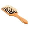 thumbnail image 1 of Peine de masaje, 1 cepillo de paleta de masaje de madera natural, peine para el cuidado del cabello, rendimiento de primera categoría, 1 of 8
