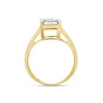 thumbnail image 4 of 1 3/4 ct. t.w 8X6MM Emerald Cut Lab Created Moissanite Diamond Solitaire Engagement Ring For Women In 14K Solid Yellow Gold (G-H Color, VVS1 Clarity,1.75 Cttw)-10, 4 of 7