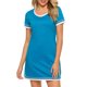 thumbnail image 1 of Vestido de tumbona para mujer, camisones sueltos de manga corta, pijamas para descansar Abanopi Vestido, 1 of 7