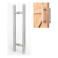 thumbnail image 1 of Jaladera Puerta Tipo H 120cm Largo Acero Inox, 1 of 4