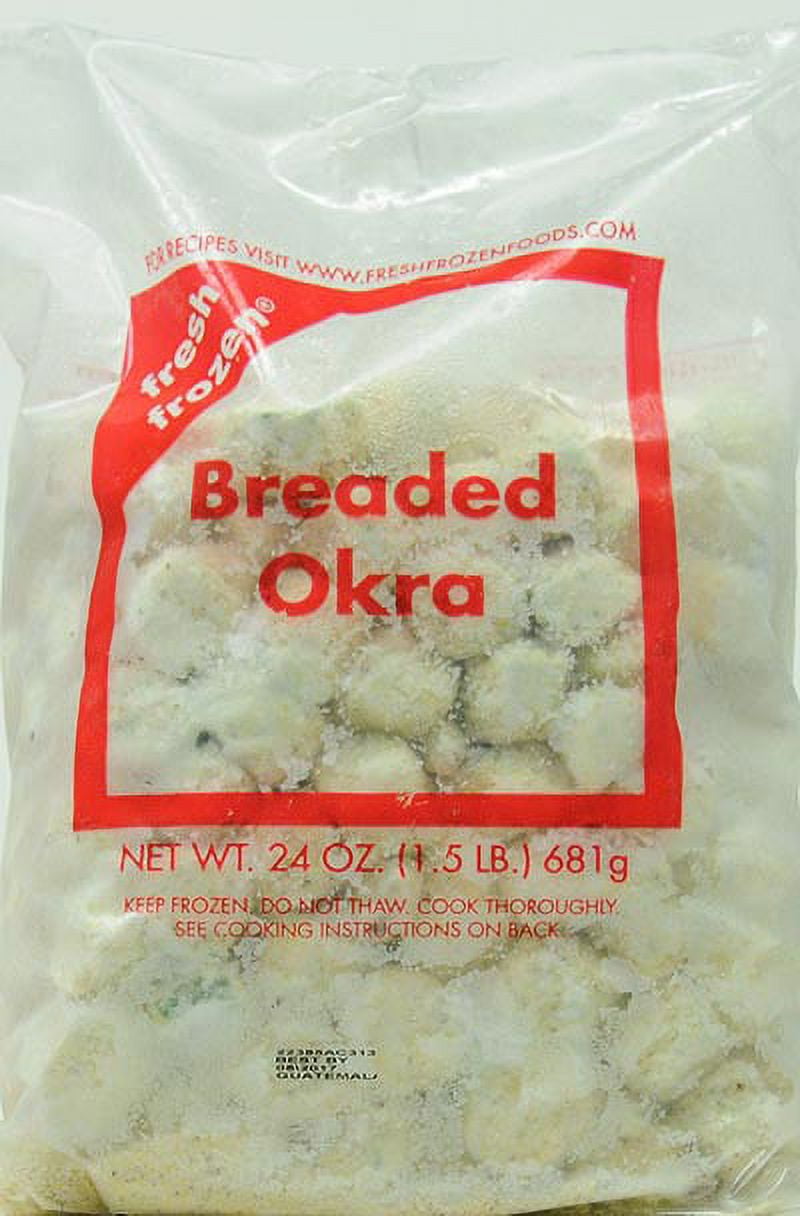 Fresh Frozen Breaded Okra, 24 oz