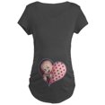 thumbnail image 1 of CafePress - Open Hearted Wombie Maternity Dark T Shirt - Maternity Dark T-Shirt, 1 of 1