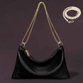 thumbnail image 3 of MDUKONU Women Satin Evening Handbag Wedding Prom Clutch Purse Formal Party Clutches Shoulder Bag with Bag Chains Black, 3 of 3