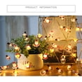 thumbnail image 2 of AWLYLNLL Santa Claus Led Fairy Lights Battery Operated, 4 Pack Mini Battery Powered Copper Wire Starry Fairy Lights for Bedroom, Christmas, Parties, Wedding, Centerpiece, Decoration (3m/10ft), 2 of 7