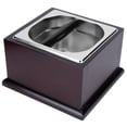 thumbnail image 1 of Espresso Knock Box, Wooden And Stainless Steel Knock Box With Large Capacity, Anti Slip Base Square Coffee Grounds Container For Coffee Shop, Bar,, 1 of 8