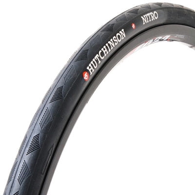 Hutchinson Nitro Tire - 700C X 25, 33 Tpi, Black (Best Hybrid Tyres 700c)