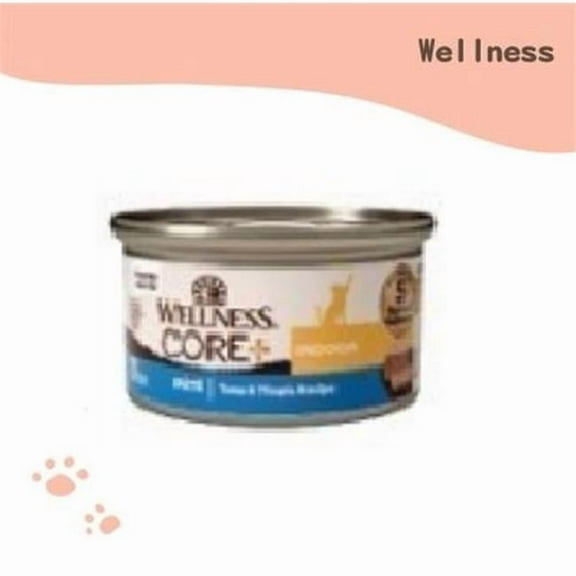 The Wellness Pet 101774 79 g Indoor Tuna & Tilapia Puree Cat Food - Pack of 12