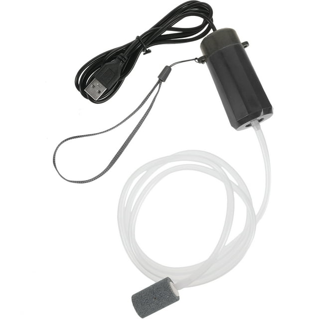 Pompe à Air pour Aquariums Alimentée par USB, Pompe Aérateur Silencieuse pour Aquarium
