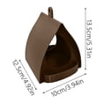 thumbnail image 2 of Bird Feeder Open Design Hanger With Top Hook | Hut Shape Hangable Wild Bird Feeders | For Outside Garden Balcony Winter Squirrel, 2 of 8