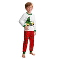 thumbnail image 3 of Hpapadks Kids Pajamas Boys Kids Tractor Christmas Tree Long Sleeve Pajama Set Loungewear Boys Pjs Multicolour 2-3 Years, 3 of 4