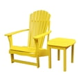 thumbnail image 1 of Adirondack Chair and Side Table in Yellow, 1 of 4