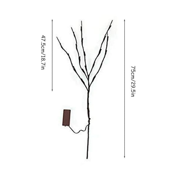 LED Lighted Twig Branches Battery Operated Artificial Tree Lights Branch Lamp For Home Decor