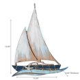 thumbnail image 2 of IH Casa Decor Polyresin Sail Boat Wall Decor, 2 of 3
