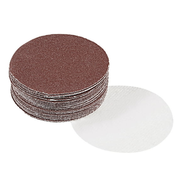 20Pcs 7 inch Hook and Loop Sanding Disc 1000 Grits Flocking Sandpaper Brown