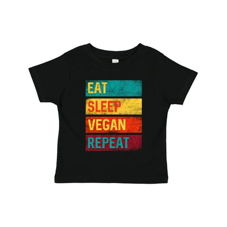 

Inktastic Vegetarian Eat Sleep Vegan Repeat Boys or Girls Toddler T-Shirt