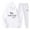 White, variant on Sweat Suits For Men Set 2 Piece Hoodie Jogger Long Sleeve Sweatsuits Hoodie and Pants