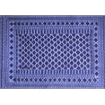thumbnail image 1 of Ahgly Company Machine Washable Indoor Rectangle Southwestern Blue Country Area Rugs, 2' x 4', 1 of 4