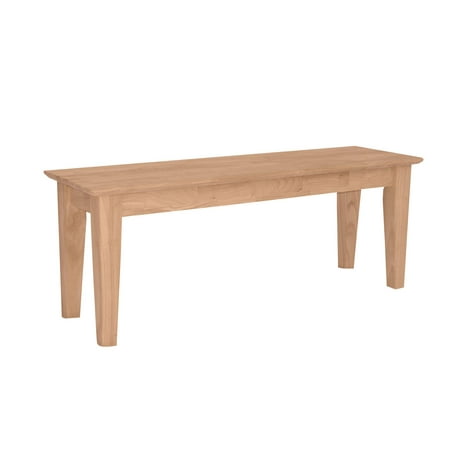 International Concepts BE-47S Shaker Style Bench