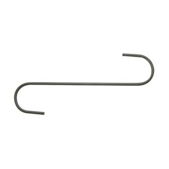 Panacea Products 259407 12 in. Garden S Shape Hook, Black - Pack of 2