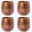 Coffee 4PCS, variant on Charred Wooden Cup Charred Wooden Drinking Glass Wood Charreds Grail Cup Charreds Whiskeytumbler Present For Men Father And Husbandï¼Containers For Water Tea