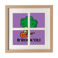 thumbnail image 1 of Broccoli Musique Guitare Performance Cadre Mur Table Affichage 4 Ouvertures Image, 1 of 3