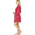 thumbnail image 3 of Intimo Womens Poly Charmeuse Robe, 3 of 4