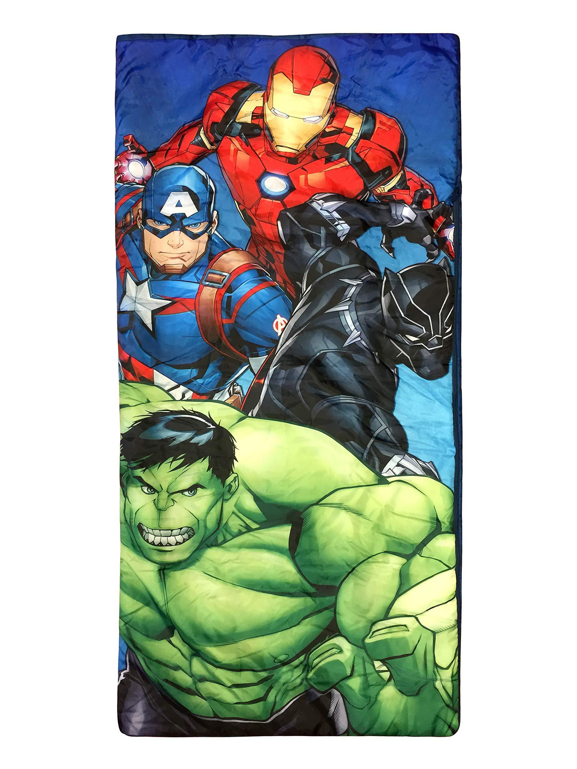 Kids Euroswan Marvel Avengers Sleeping Bag 140 x 70 cm 