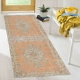 thumbnail image 4 of Soft Rug, Office Decor Rug, Area Rugs, Medallion Rug, Orange Rugs, Moroccan Design Rug, Oriental Rugs, Salon Rug, Nursery Rug, Turkish Rug, 1.7'x2.3' - 50x70 cm, 4 of 8