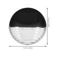 thumbnail image 2 of OULII 1Set Solar Porch Lighting Warm White for Walkways and Garden Decor, 2 of 8