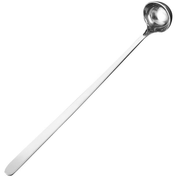 Long Handle Soup Ladle Stainless Steel Water Spoon Stirring Food Scoop