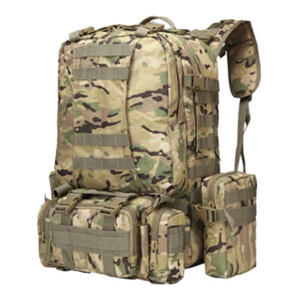 para exteriores de 50 l, impermeable, para viajes, senderismo, viajes, camping, piragüismo, , picnic DYNWAVEMX Mochila de hombro doble de 50L