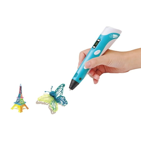 bison3D 3D Printing pen (2019 Edition) and filament bundle - improved for kids and