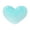Mint Green, variant on Heart Pillows, Love Heart Shaped Decorative Pillow, Pink Cute Plush Heart Pillow for Gifts, Shaped Throw Pillows for Her, Women, Home Decoration Valentines Decor, Faux Fur 10X13 Inch