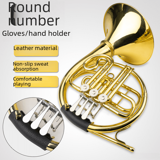 Guantes protectores con números redondos, funda de cuero antideslizante especial para el mango, funda protectora de cuero, resistente al desgaste, accesorios universales de PU