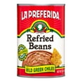 thumbnail image 2 of (3 pack) La Preferida Refried Beans with Mild Green Chiles, 16 oz, 2 of 8