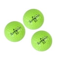 thumbnail image 2 of Pelotas de golf Cola 3x de práctica de larga distancia verde, 2 of 8